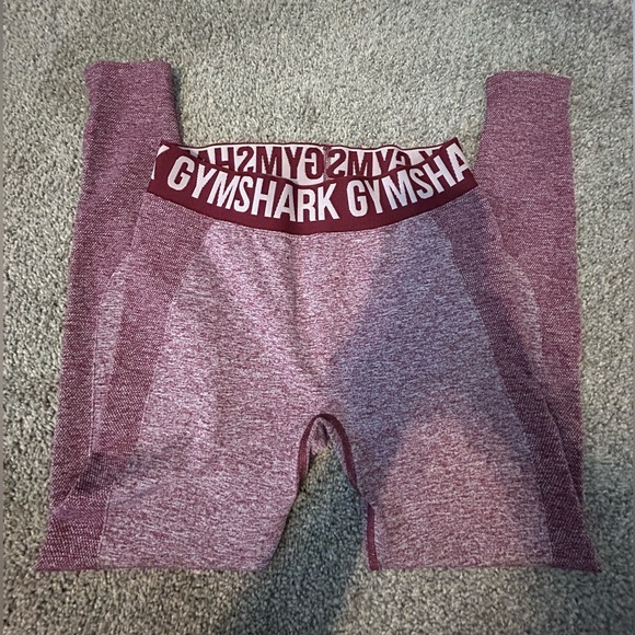 Gymshark Seamless Pants - Burgundy/Maroon - Picture 1 of 6